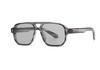 European and American trend street photography retro literary sunglasses modern charm INS wind rivet inlaid sunglasses