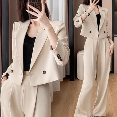 Women's Short Suit: New Autumn Style, Trendy High-End Look, Casual Streetwear, Smart Professional Jacket