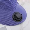 Langlebige Solarventilator Gesichtsmaske Sonnenhut 300mA Breiter Rand Fischerhut UV-Schutz Vollumhüllend Teeernte Arbeitsmütze Sommer Unisex