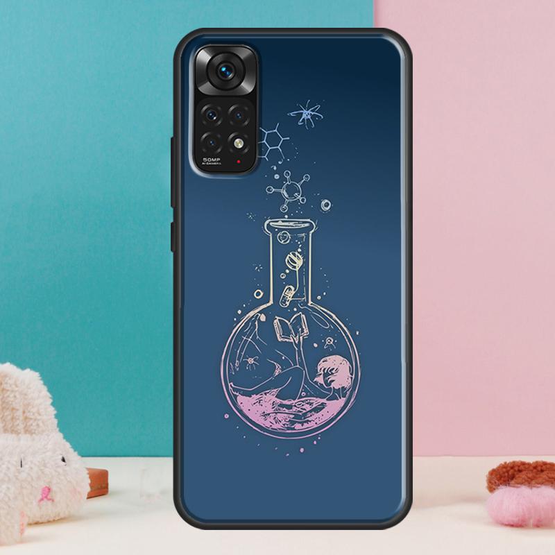 Biology and Chemistry Case For Xiaomi Redmi Note 13 12 Pro 14 11 9 10 9S 10S 11S 12S Redmi 14C 13C 10C 12C Cover