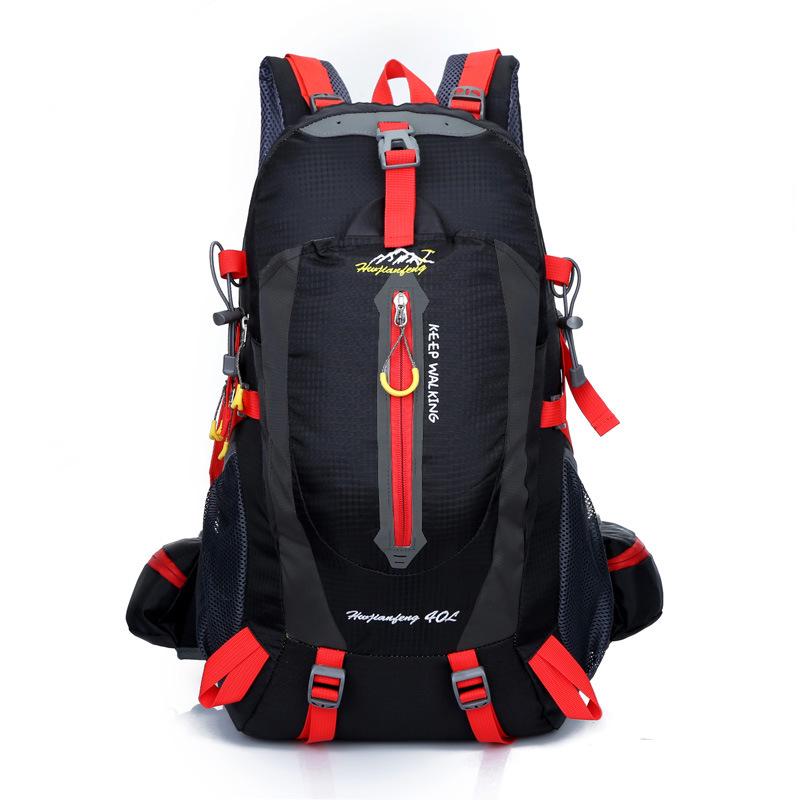 Unisex 40L Water-Repellent Hiking Backpack for Travel and Mountaineering