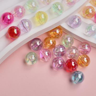 Home Party Supplies Acrylic Beads Jewelry Accessory DIY Fashion Bracelet Department Jewelry Making 6MM-10MM 22 Colors Spacer Beads 300/200pcs