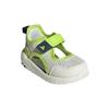Adidas Summerplex Fashion Comfortable Trendy Minimalist Breathable Low-Top Walking Shoes Baby Shoes White Green IH1011