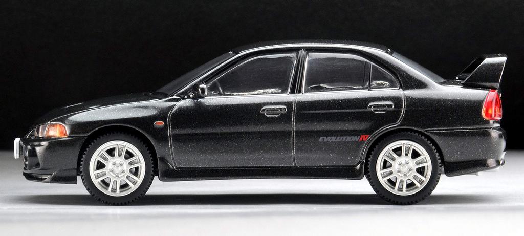 Tomica Limited Vintage Neo 186 B Mitsubishi Lancer GSR Evolution IV Black Finished Model 1/64 LV-N