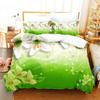 Pink Lotus Duvet Cover Set Stream Water Natural Jingguan Bedding Set Full 200x200 220x240cm For Women Kids Bedroom Decorations