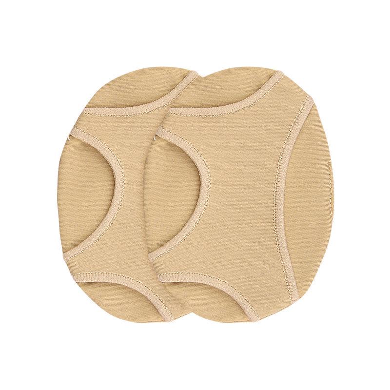 Women's High-Heel Three-Hole SEBS Forefoot Pads - Thickened, Anti-Slip, Anti-Wear, Half-Size Protection.