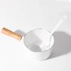 PEARL METAL Milk Pan, White, 12cm, Enamel, Bran Kitchen HB-4440