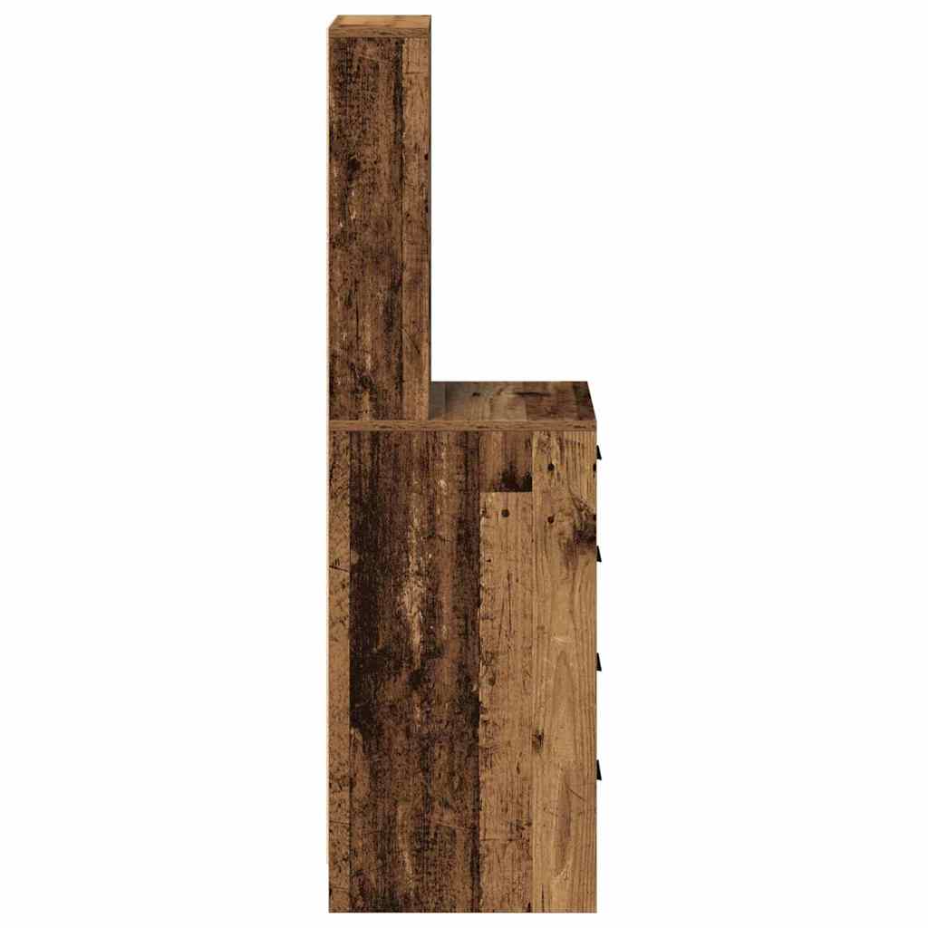 Highboard with Drawers Reclaimed Wood Look 40 x 41 x 135 cm Engineered Wood