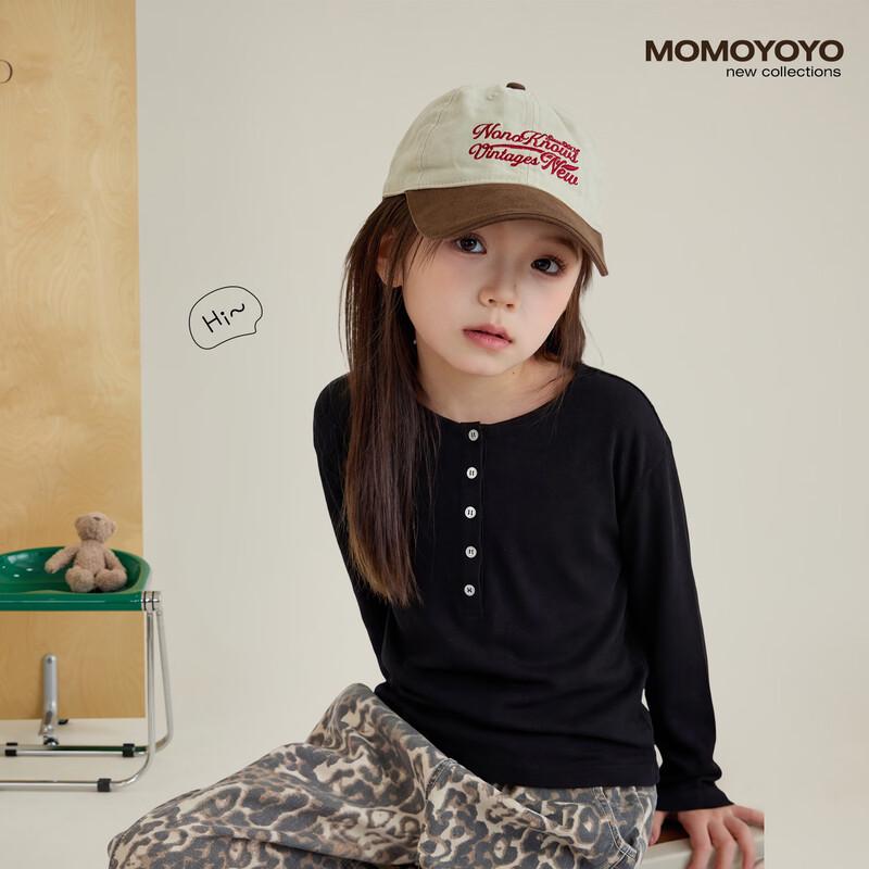 Girls  Henley Neck Long Sleeve T-shirt 9548D 160