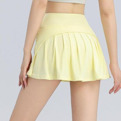 A-Linien-Fitnessrock mit hoher Taille für Damen – Schutz vor der Kälte, atmungsaktiver Lauf- und Tennisrock mit hüfthebendem Design