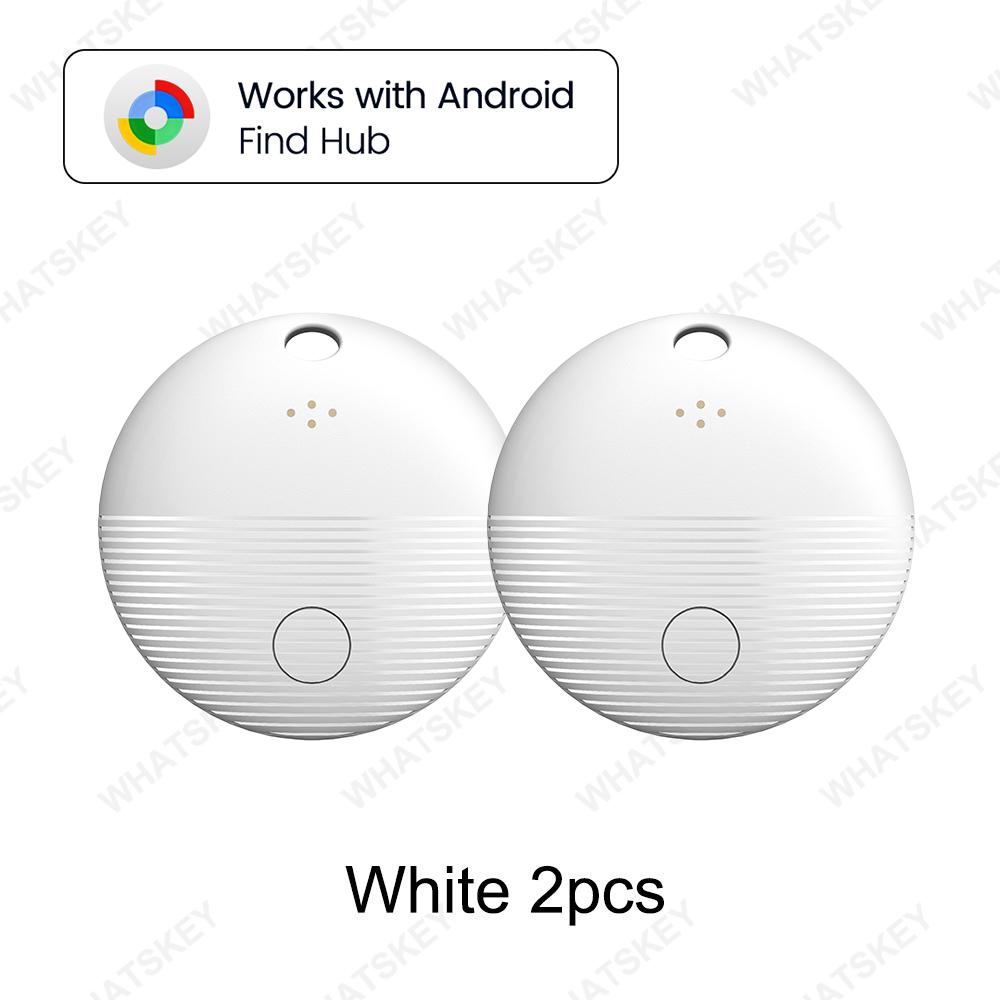 1/2/4PCS Google Find My Supported Android GPS Tracker,Works with Google Find Hub Device,Anti-Lost Locator for Key Bag Wallet Car