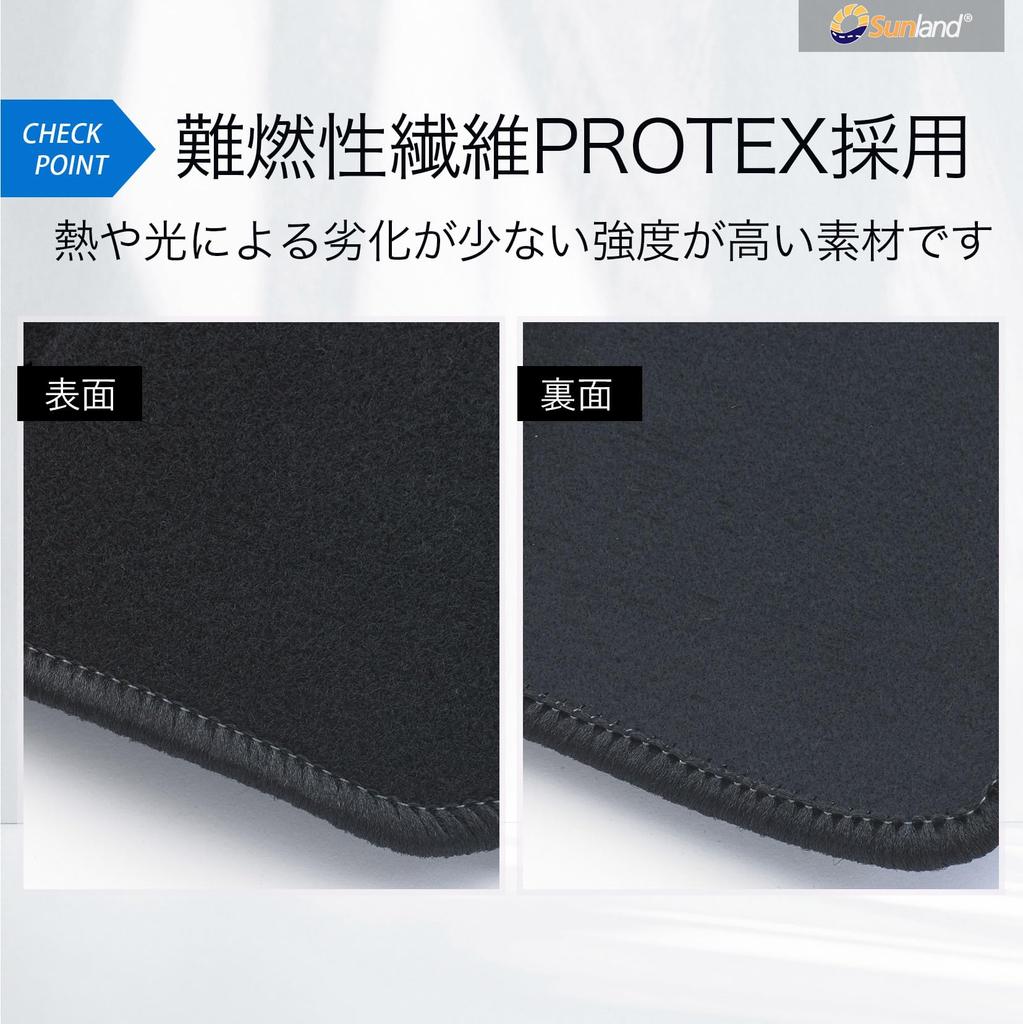 Sunland Black Passenger Seat Flap Dashboard Mat for Lexus NX AZ20 and Interior Accessories (2021 Later) -