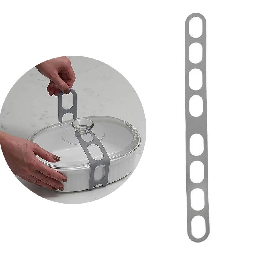 Silicone Pot Lid Strap - Reusable Lid Secure Strap for Bento Boxes & Kitchen Essentials - Practical Home Kitchen Accessory