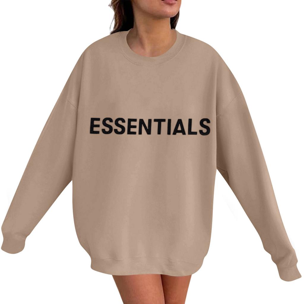 Unisex Printed Round Neck Long Sleeved Loose Fitting Long Sleeved Casual Long Sleeved Top Hoodie