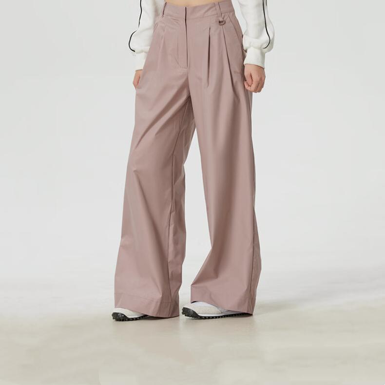 Puma Windproof Water-Resistant UV-Resistant Breathable Woven Loose Straight-Leg Sports Pants Women bottoms 636831-88