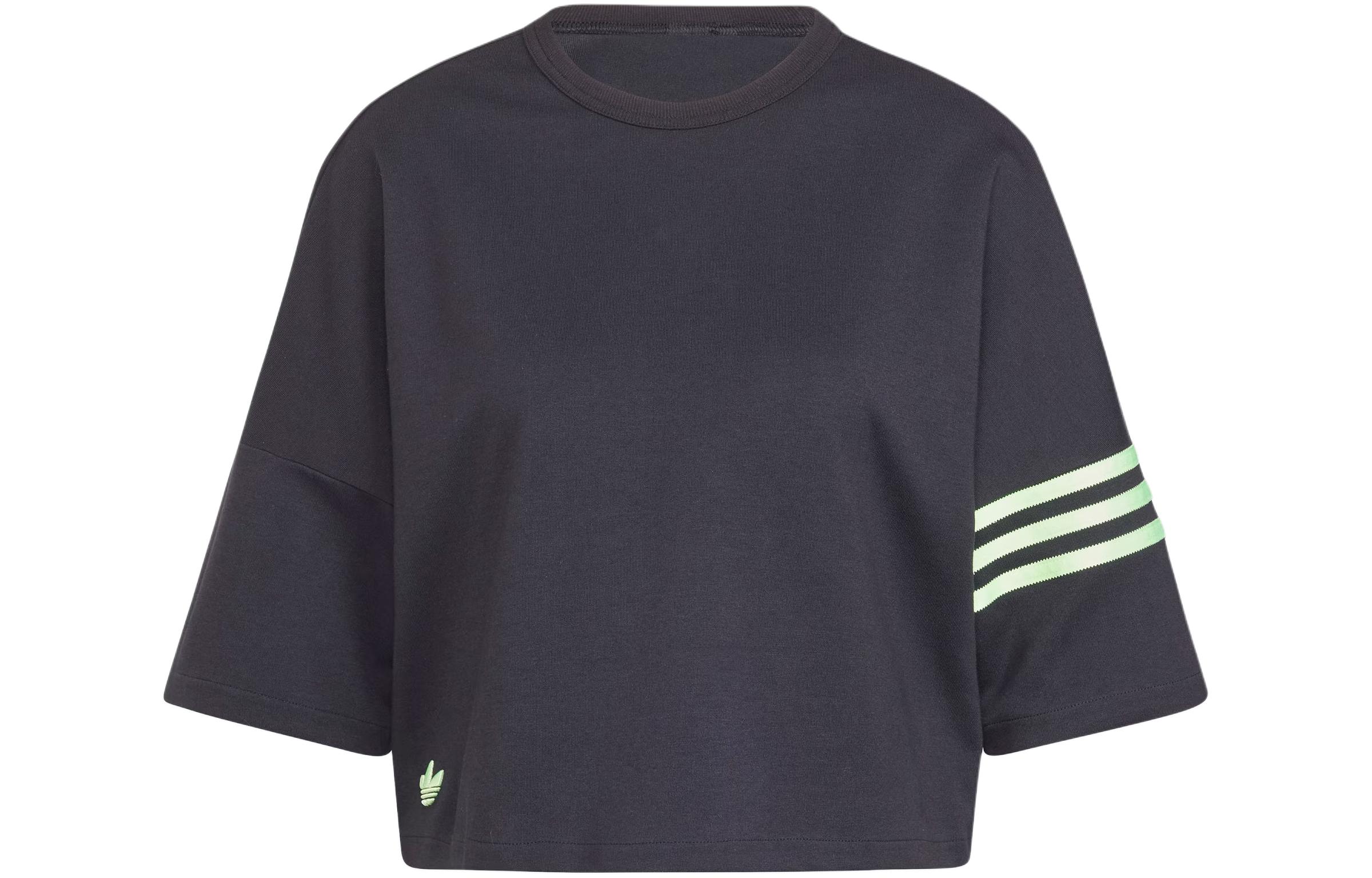 

Adidas Originals Drop Shoulder Sleeve T Shirt Women s Black IU2499 S