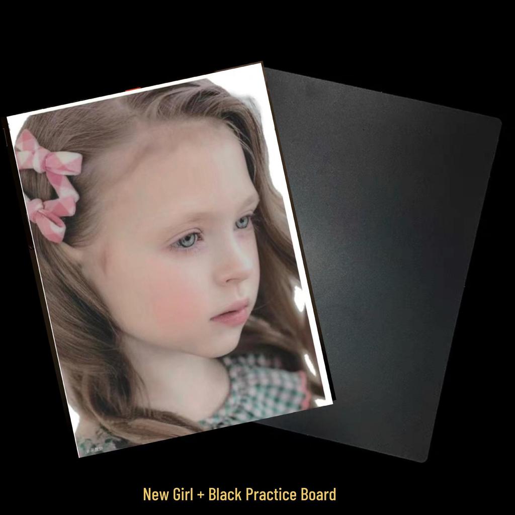 Erasable Face Painting Practice Board - Reusable Makeup Tool for Stage and Color Application