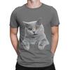 British Shorthair Painting Funny 100 Cotton Tshirt Shorthair Tops Tees For Unisex