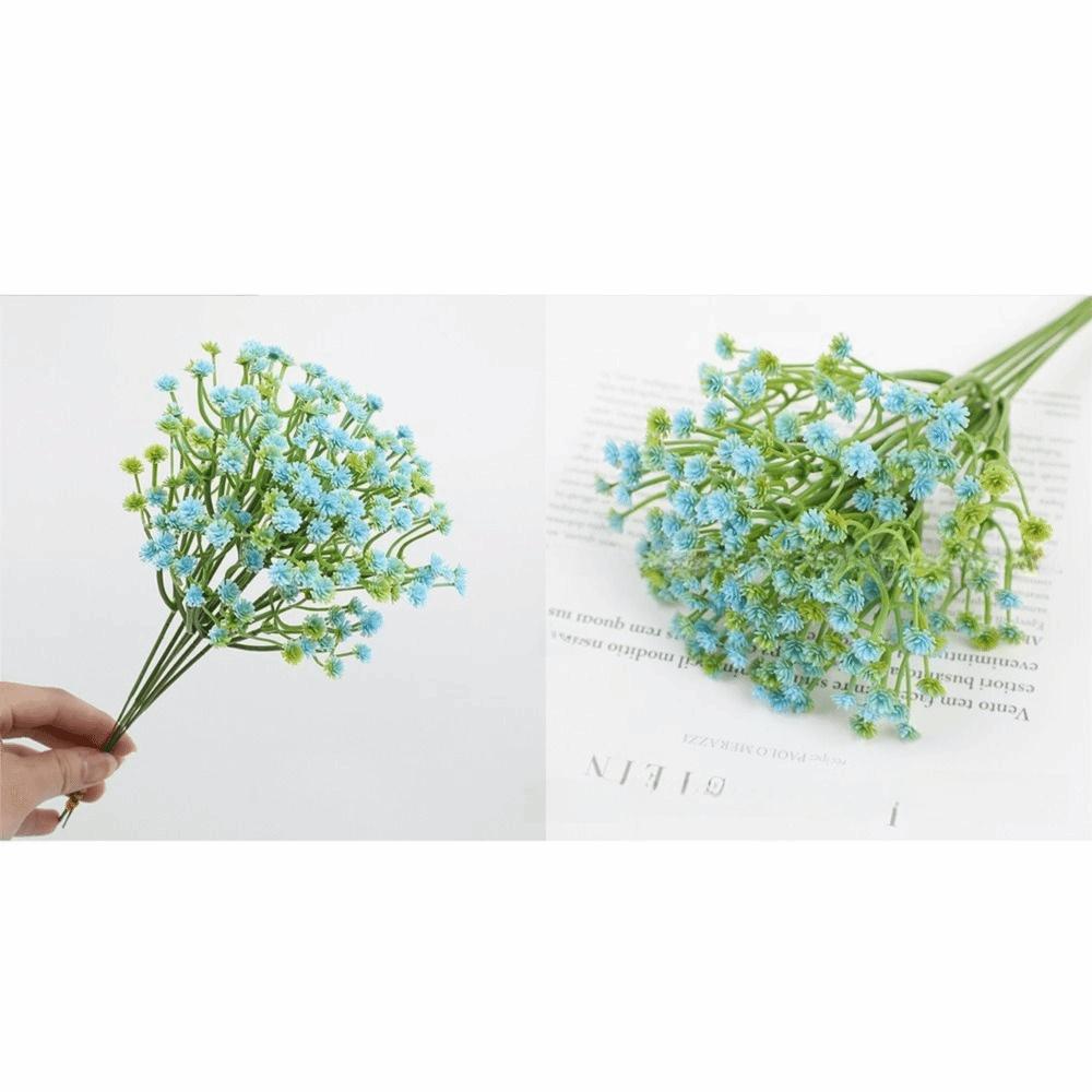 30Pcs Real Touch Artificial Baby Breath Flowers DIY Floral Waterproof Fake Gypsophila Bouquet Realistic Decoration