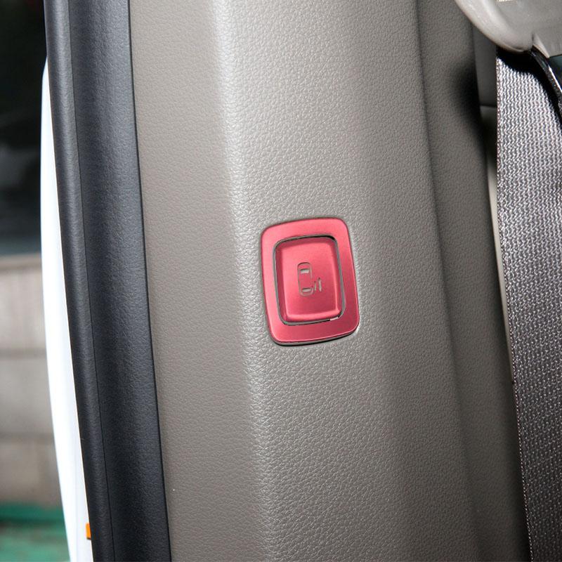 For Kia Carnival Sedona KA4 2021 2022 2025 2024 Middle Door Switch Button Aluminum Alloy Decorative Patch Interior