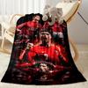 Ronaldo's Skillful Kick Blanket Ultra-Soft Perfect for Livingroom Office Sofa All-Season Use Playful Design Suitable for Gifting Relatives and Friends