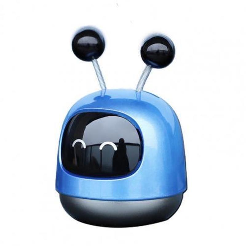 1Pc Mini Robot Car Air Freshener Parfum Flavoring Ventilation Cute Cartoon Display Mold Car Fragrance Decoration for Vehicles