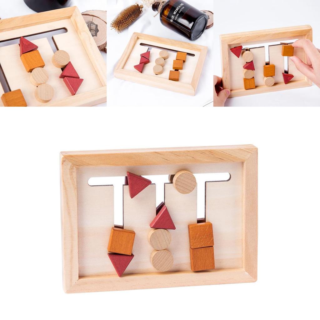 Holz-Formen-Zuordnungsspielbrett Kinder Puzzle Spielzeug Für Frühes Lernen