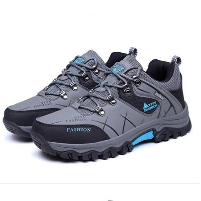 Nouvelles Chaussures de Randonnée pour Hommes de Haute Qualité Chaussures d'Escalade en Cuir Durable Sneakers de Marche Outdoor Semelle en Caoutchouc Chaussures Décontractées