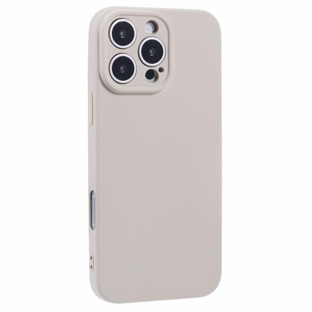 For iPhone 16 Pro Max Case Precise Cutouts TPU Fiber Lining Shockproof Phone Cover