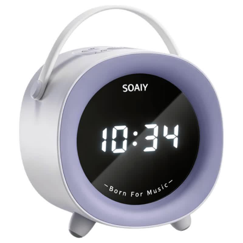 Soaiy SK60 Alarm Clock Bluetooth Speaker (CN version)
