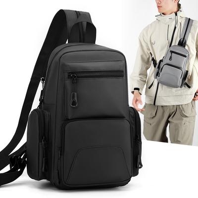 Adjustable Strap Chest Bag, Multi-functional Backpack, Sports Bag, Backpack, Zipper Anti-theft Pocket, Suitable for Daily Commut