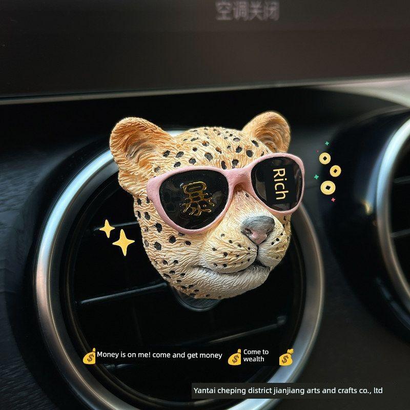 2026 New Year Wealth Gift Box Car Air Freshener Perfume Car Vent Decoration Car Interior Accessories Diffuser Stone