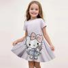 Hot Sale Kids Girl Cosplay Hello Kitty 3d Princess Dress Girls Birthday Party Kuromi Dresses