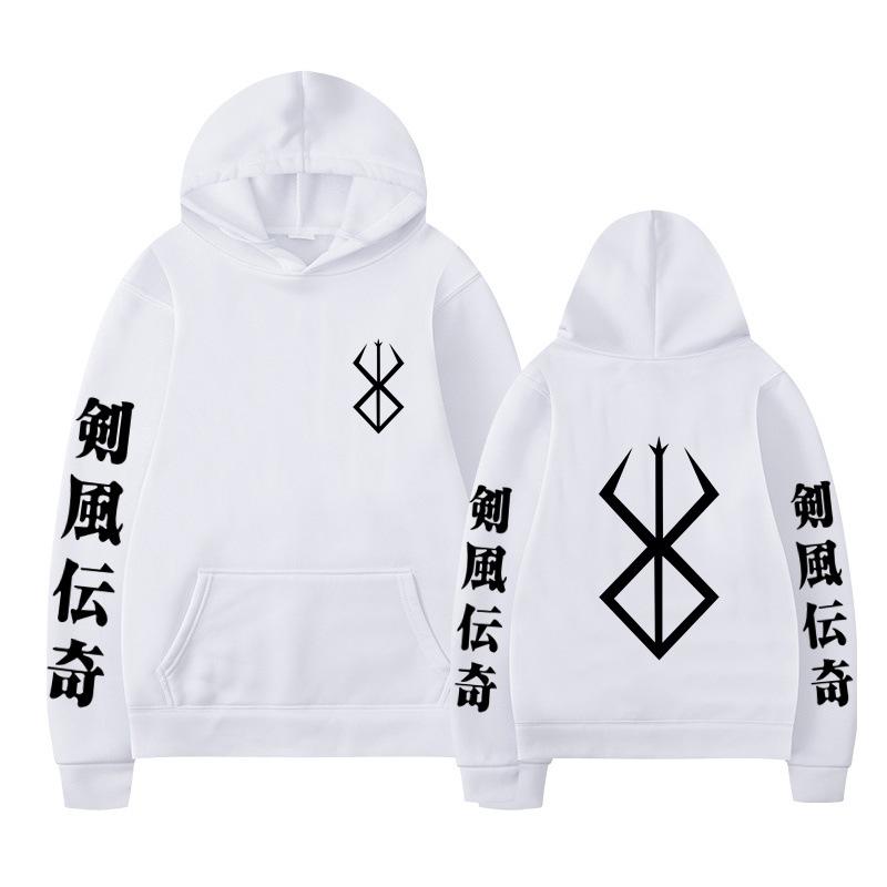 Japanese Animation Berserk Hoodies Men Fashion Long Sleeve Sweatshirts Women Casual Harajuku Streetwear Pullovers Sudaderas