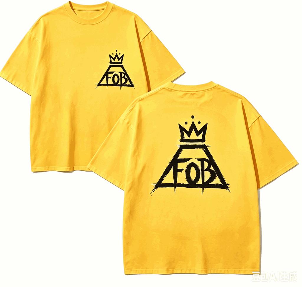 Fall Out Boy Für Fan Geschenk T-Shirt Unisex Unisex Harajuku Oversizedunisex Kurzarm Streetwear Hohe Qualität Paare Bequem
