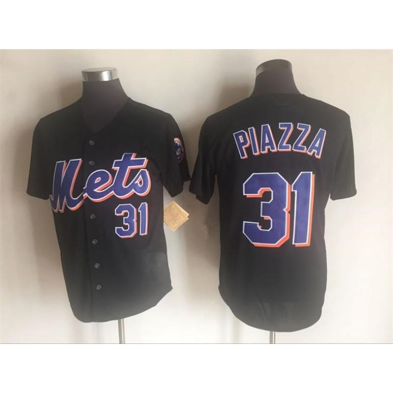 Vintage Baseballový dres New York Mets Unisex Bavlněná síťovina Vyšívaný Sportovní top Oblečení pro fanoušky Ležérní outfit