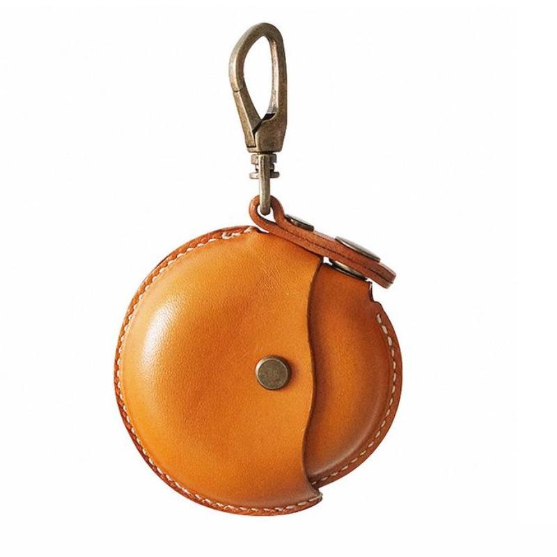 Portable Creative Bluetooth Earphone Case Small round Bag Gift Item Keychain Cable Organizer Hanging Bag Korean Sle Design