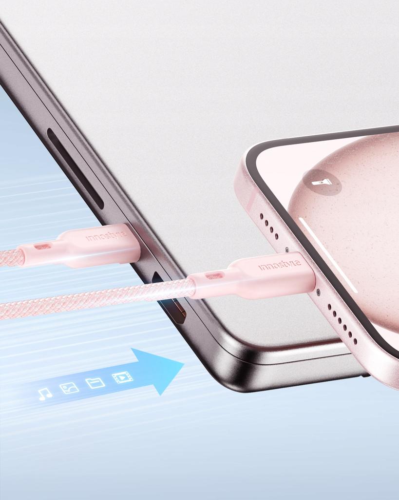 Innostyle Usb-C Fast Charging Cable For Iphone Samsung Usb Type C 60W 2M