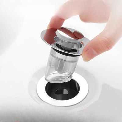 Universal Basin Pop-up Drain Filter Wash Basin Hair Sink Strainer Kitchen Bathtub Stopper Shower Plug Bathroom Tool