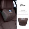Volkswagen leather headrest ice silk breathable fabric for VW Golf 8 id3 T-roc Passat B8 GTI neck pillow cushion seat cushion