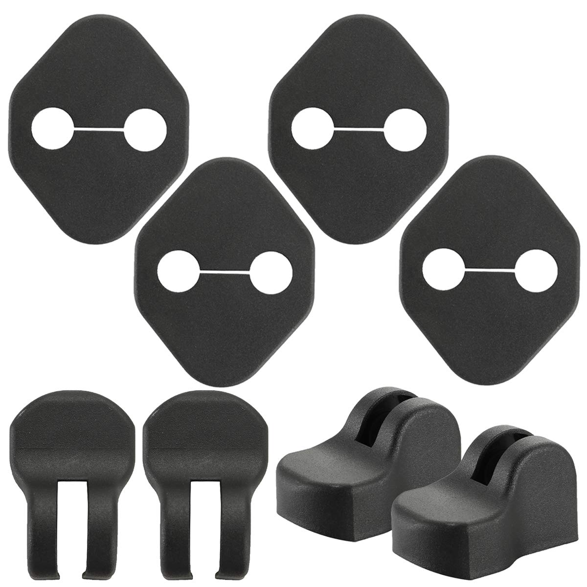 

Negs-S Door Striker Cover Compatible Honda Toyota Suzuki Daihatsu Universal Product Black