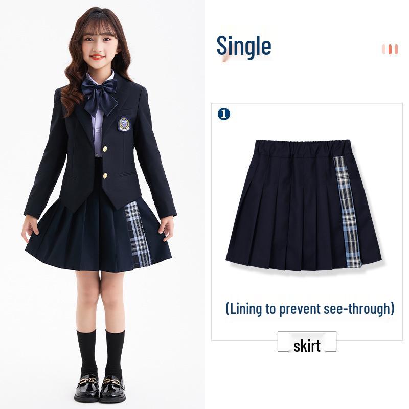 Children's Autumn/Winter Suit: Long-Sleeved Jacket & Pants Set for Boys & Girls - School/Kindergarten Uniform