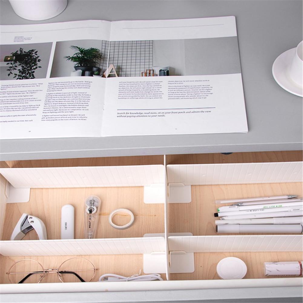 6pcs/set Pp Freely Combined Layered Partitions Creative Drawer Sorting Storage Compartment Divider