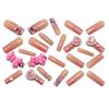 24 Pieces Of Handmade Wearable Nail Polish Pink Trendy Bear Nail Polish Planet Love Nail Polish Wearable Nail Polish