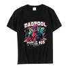T-Shirt For Men Fashion Casual Loose 100cotton Clothing Cartoon Deadpools  Printed Crewneck Breathable Tshirt Hip Hop Tees