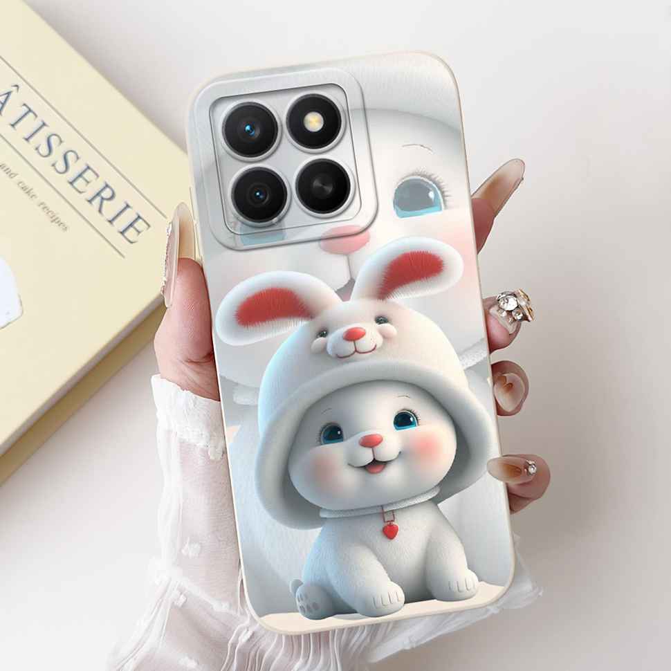 Shockproof For Honor X8C Protective Case Luckly Animal Soft Silicone Cover For Honor X8C X8B X7B X9B X6A X7A X8A X9A 4G 5G Capa