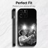 My New Band Believe Black Midi Phone Case For iPhone17,16,15,14,13,12 Plus,Max Soft Silicone Black Cover