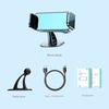 Car Phone Holder 2025 Mobile Phone Car Holder Solar Charging Black Technology Universal Electric Induction Clamping