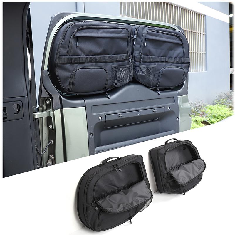 For Land Rover Defender 90 110 130 2020-2024 Car Tailgate Window Storage Bag Multi functional Tool Storage Bag Car Accessories HY9