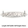 Stainless Steel Tray Ornament Living Room Desktop Trays Simple Entrance Hall Key Storage Plate Modern Home Decoration Ornament